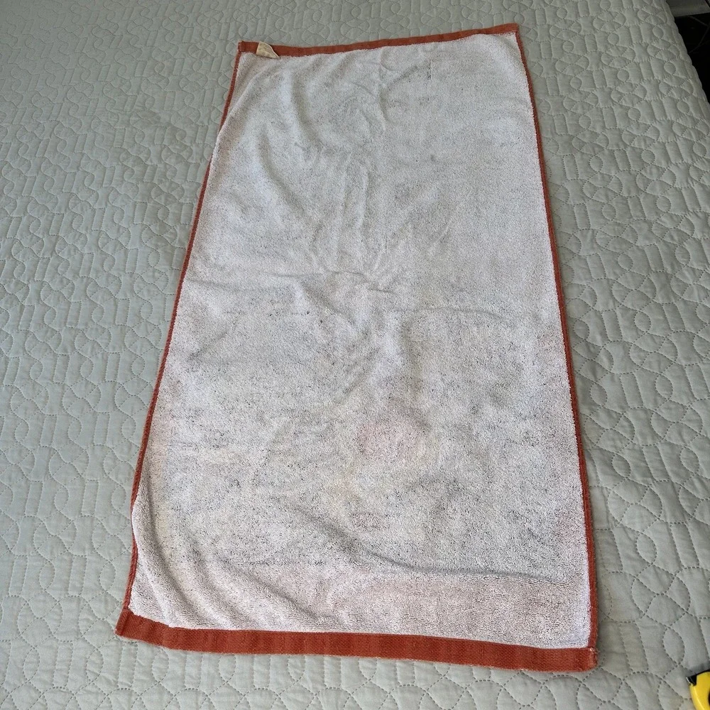 Vintage Hilasal Cotton Towel Fernando LA Palma Design Sheet Hand Mat El Salvador